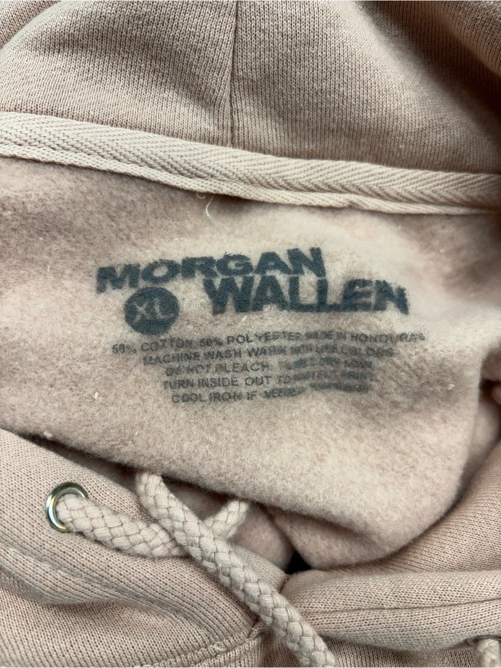 Morgan Wallen Pink 'Little Bit Angel' Hoodie XL